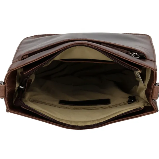 Hot Hide & Stitches Next Navajo Shoulderbag darkbrown