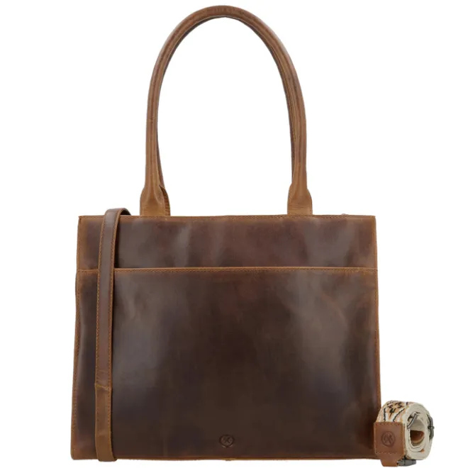 New Hide & Stitches Next Navajo Laptopbag brown