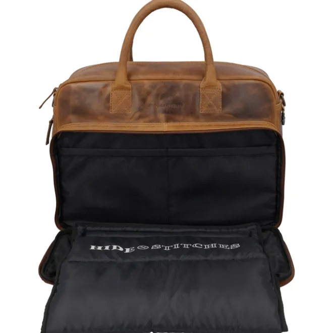 New Hide & Stitches Next Navajo Diaperbag brown