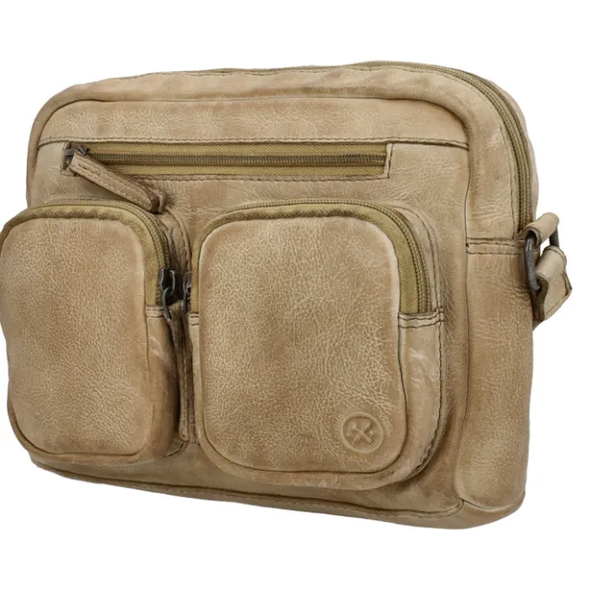 New Hide & Stitches Paint Rock Shoulderbag sand