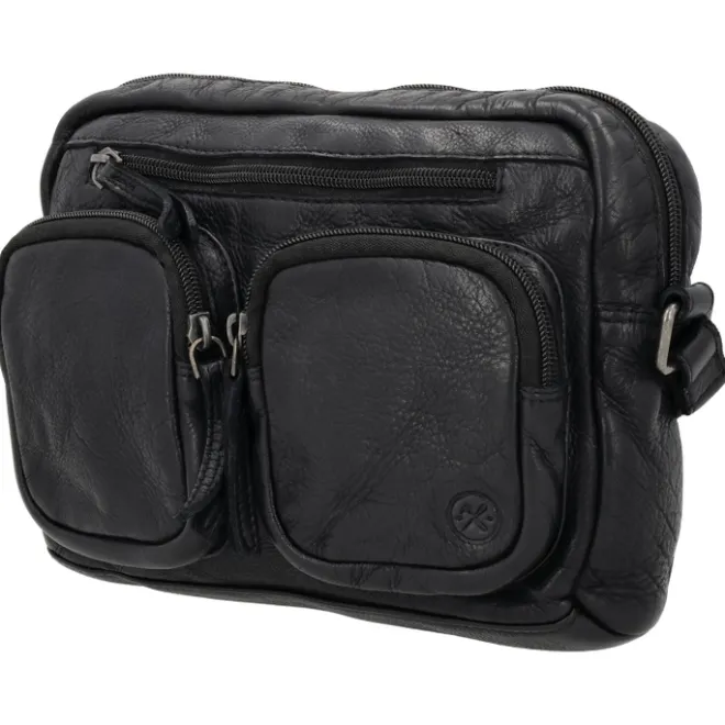 Discount Hide & Stitches Paint Rock Shoulderbag black