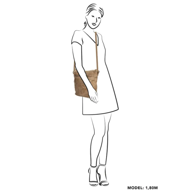 Best Hide & Stitches Paint Rock Shoulderbag sand