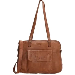 Clearance Hide & Stitches Paint Rock Shopper cognac