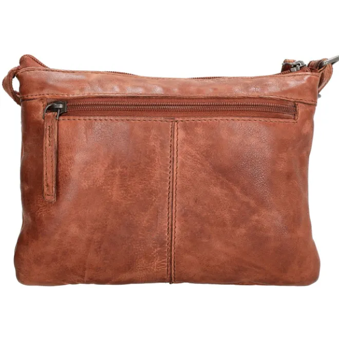 New Hide & Stitches Paint Rock Shoulderbag cognac