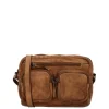 New Hide & Stitches Paint Rock Shoulderbag cognac