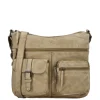 Outlet Hide & Stitches Paint Rock Shoulderbag sand