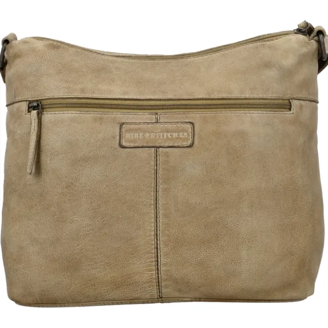 Outlet Hide & Stitches Paint Rock Shoulderbag sand
