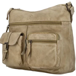Outlet Hide & Stitches Paint Rock Shoulderbag sand