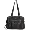 Sale Hide & Stitches Paint Rock Shopper black