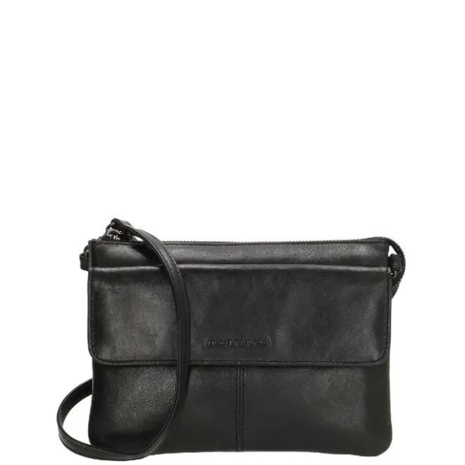 Best Hide & Stitches Porto Crossbody Tas zwart