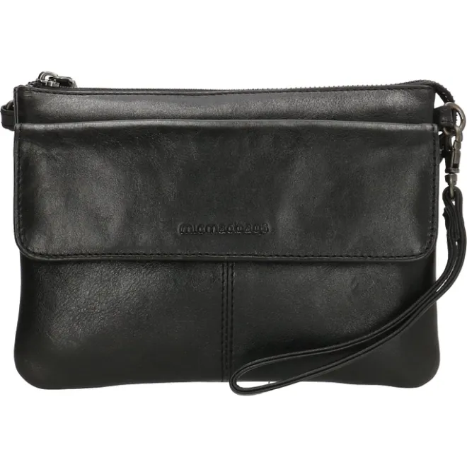 Best Hide & Stitches Porto Crossbody Tas zwart