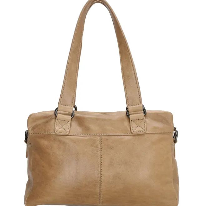 Outlet Hide & Stitches Porto Handtas taupe