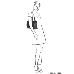 Discount Hide & Stitches Porto Handtas zwart