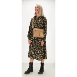 New Hide & Stitches Porto Schoudertas taupe