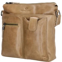 New Hide & Stitches Porto Schoudertas taupe