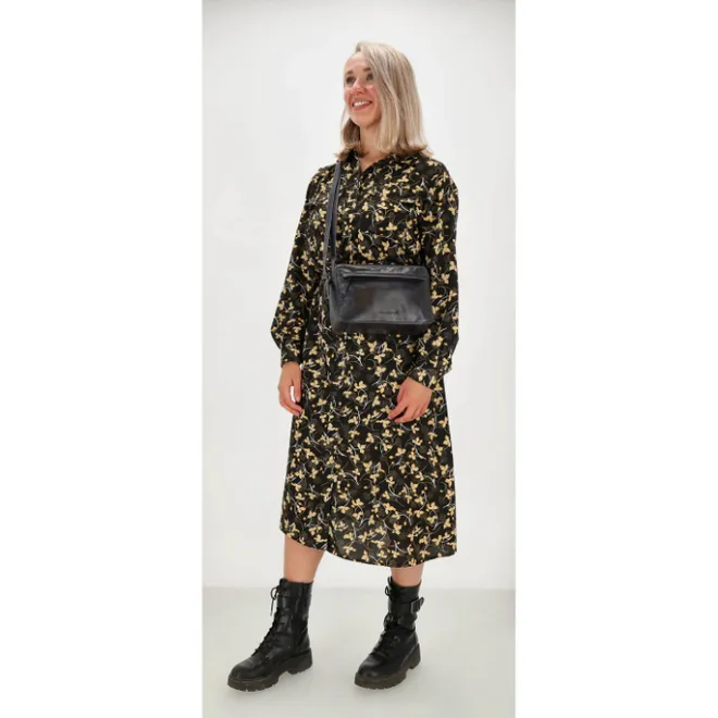 Hide & Stitches Porto Schoudertas II donker navy