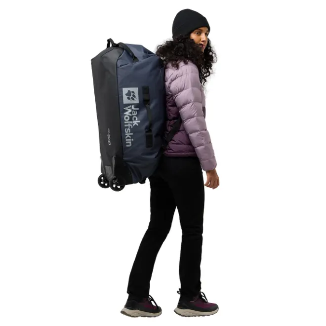Discount Jack Wolfskin All-In Duffle Wheeler 90 midnight sky
