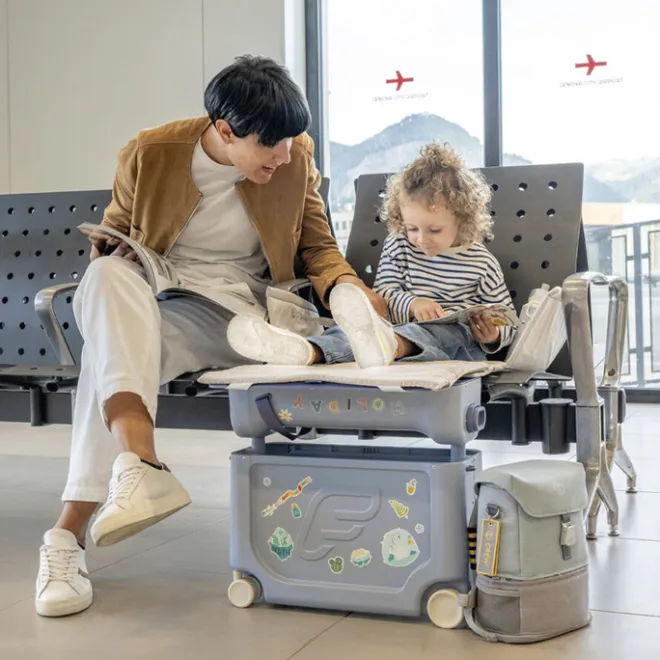 New Jetkids by Stokke BedBox Kindertrolley moonglow white