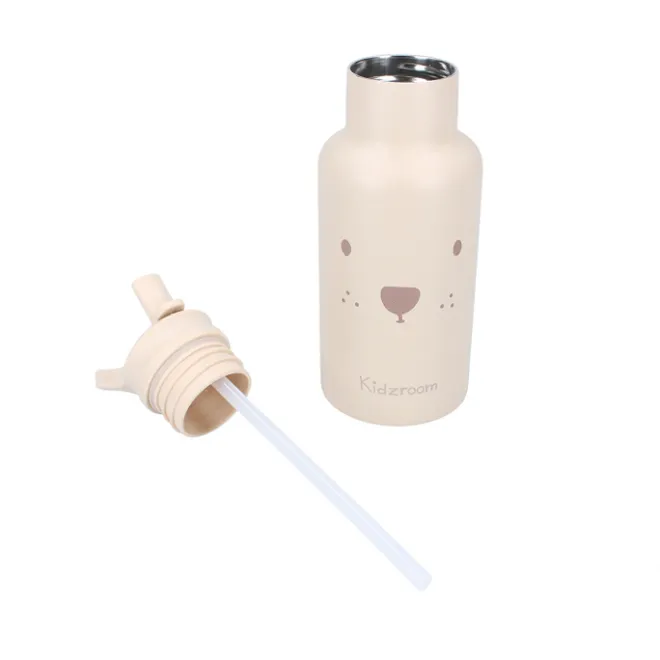 Sale Kidzroom Beary Excited Bottle 350 ML beige