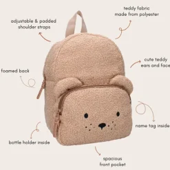 Best Kidzroom Pisa Comfort Friends Backpack brown