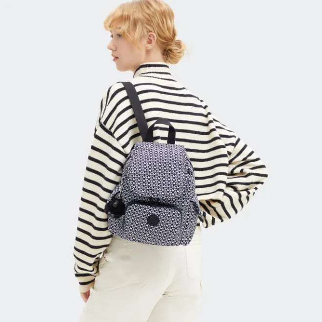 Hot Kipling City Pack Mini Backpack signature print