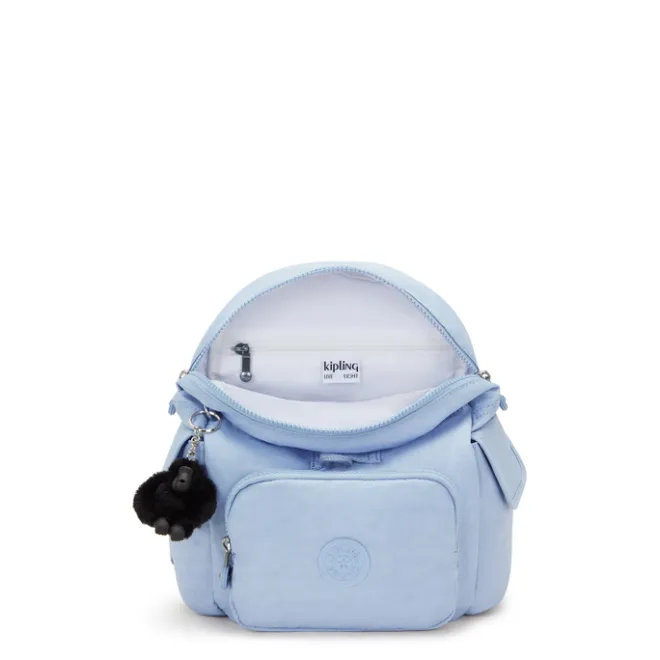 New Kipling City Pack Mini Backpack cloudy sky blue