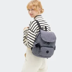 Hot Kipling City Pack S Backpack signature print