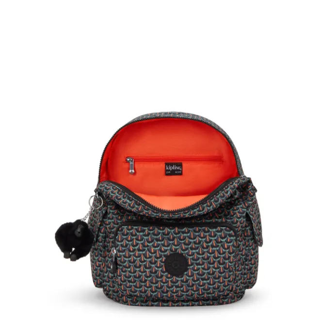 Online Kipling City Pack S prt ac geo feather