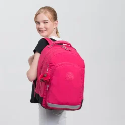 Best Kipling Class Room Rugzak true pink