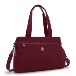 Sale Kipling Elysia Work E e jq maroon tile jacquard