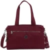 Best Kipling Elysia Work S e jq maroon tile jacquard