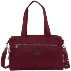 Best Kipling Elysia Work S e jq maroon tile jacquard