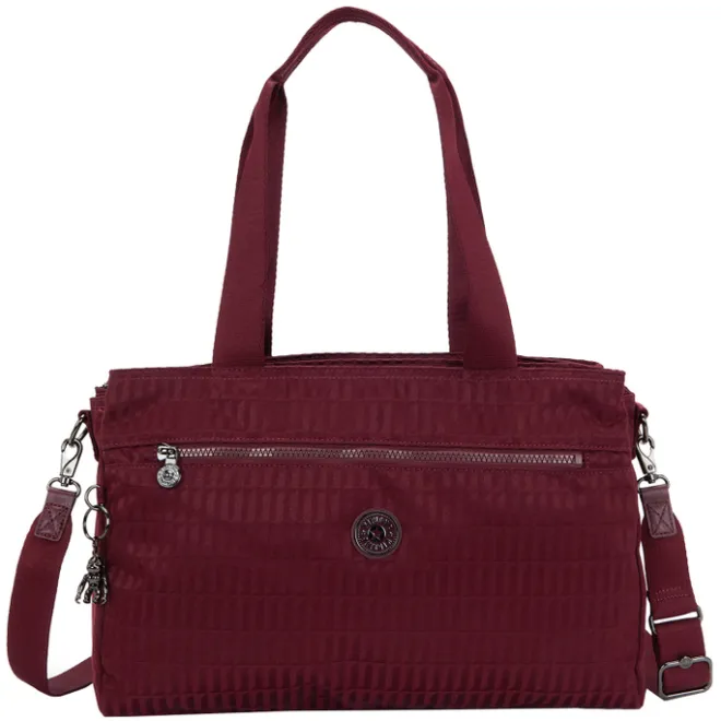 Best Kipling Elysia Work S e jq maroon tile jacquard