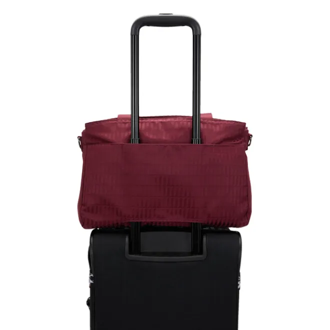 Best Kipling Elysia Work S e jq maroon tile jacquard