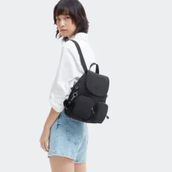 Hot Kipling Firefly Up Backpack black noir