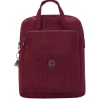 Online Kipling Kazuki ej maroon tile jacquard