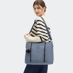Discount Kipling Minta L b blue stone