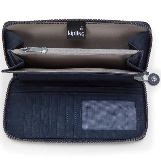 Best Kipling Money World Wallet blue bleu2