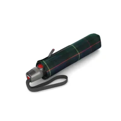 New Knirps T.200 Medium Duomatic check hunter