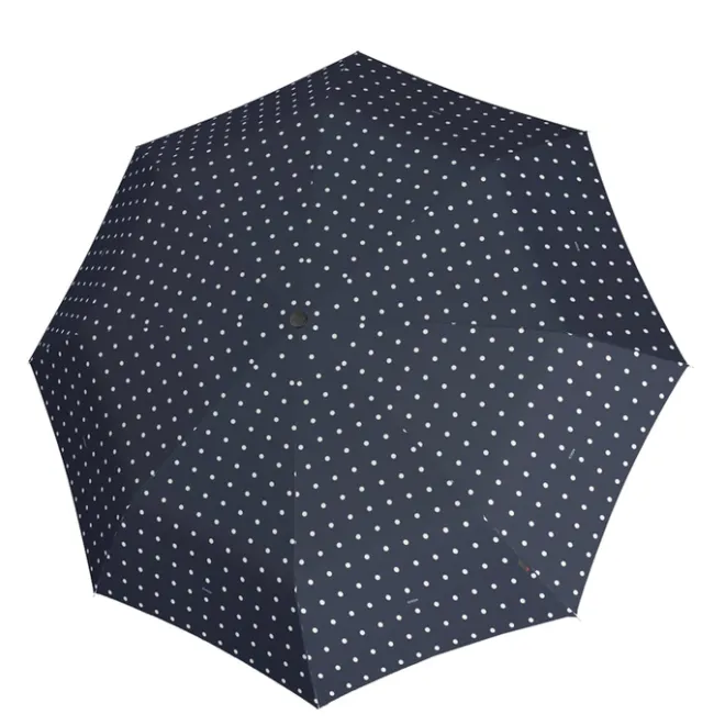Outlet Knirps T-200 Medium Duomatic Paraplu kelly dark navy