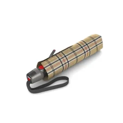 Outlet Knirps T.200 Medium Duomatic check beige