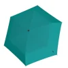 Best Knirps U.200 Ultra Light Duomatic Paraplu UV Protection turquoise with black coating