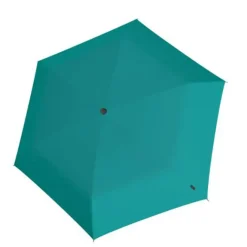 Best Knirps U.200 Ultra Light Duomatic Paraplu UV Protection turquoise with black coating