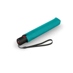 Best Knirps U.200 Ultra Light Duomatic Paraplu UV Protection turquoise with black coating