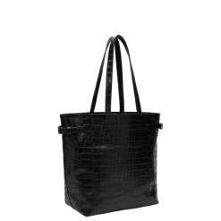 Discount Liebeskind Lora Croco Tote L black
