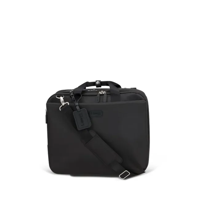 New Lipault 4BIZ Rolling Tote black