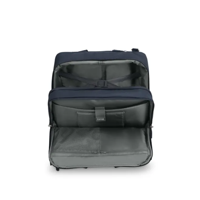 Clearance Lipault 4BIZ Rolling Tote carbon blue