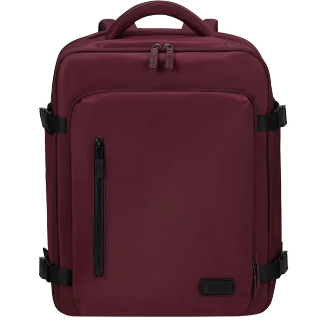 Lipault City Plume Travel Backpack bordeaux