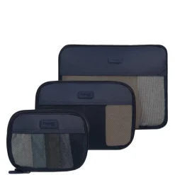 Best Lipault Travel Accessoires Set of 3 Compression Packing Cubes navy