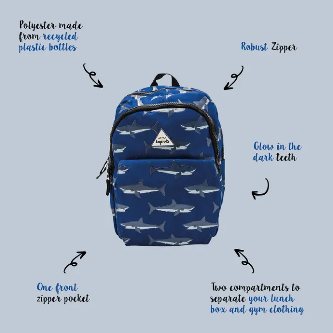 Sale Little Legends Backpack L shark mouth